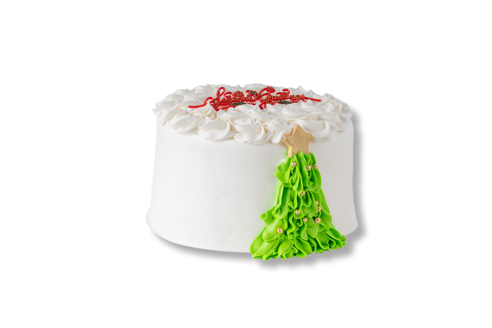 Tri Color Christmas Tree Cake, 8" — Enchanted Oven Cakes Bakery