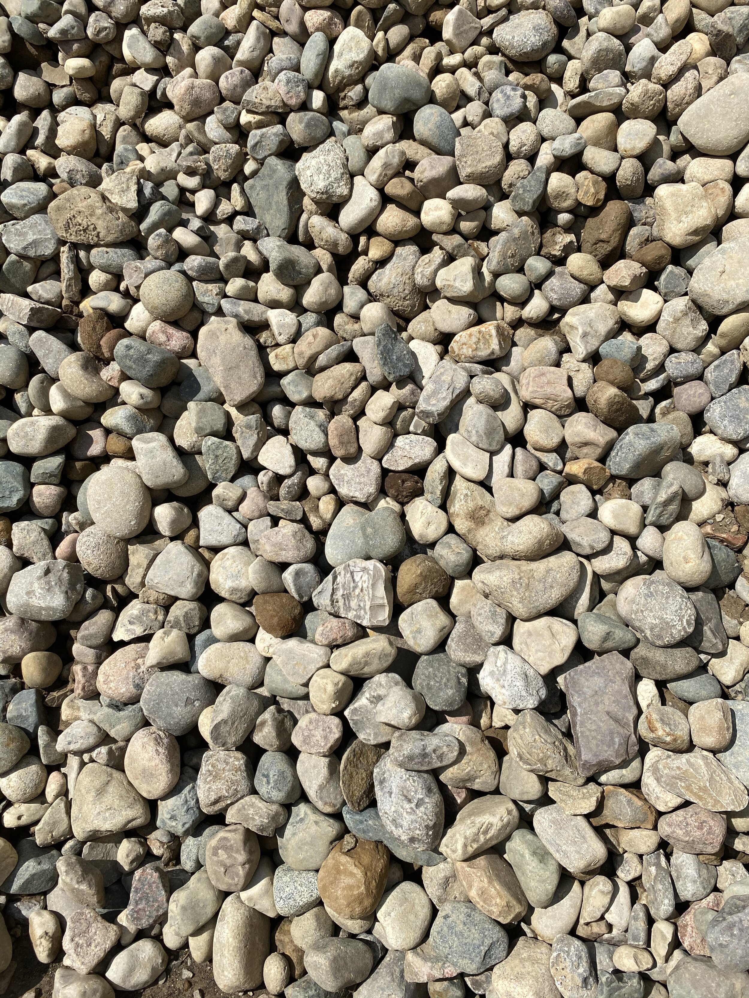 MSI Nile Gray Pebbles 05 cu ft per Bag 1 in to 25 in Bagged  Landscape Rock QNILGRY6NAT40  The Home Depot