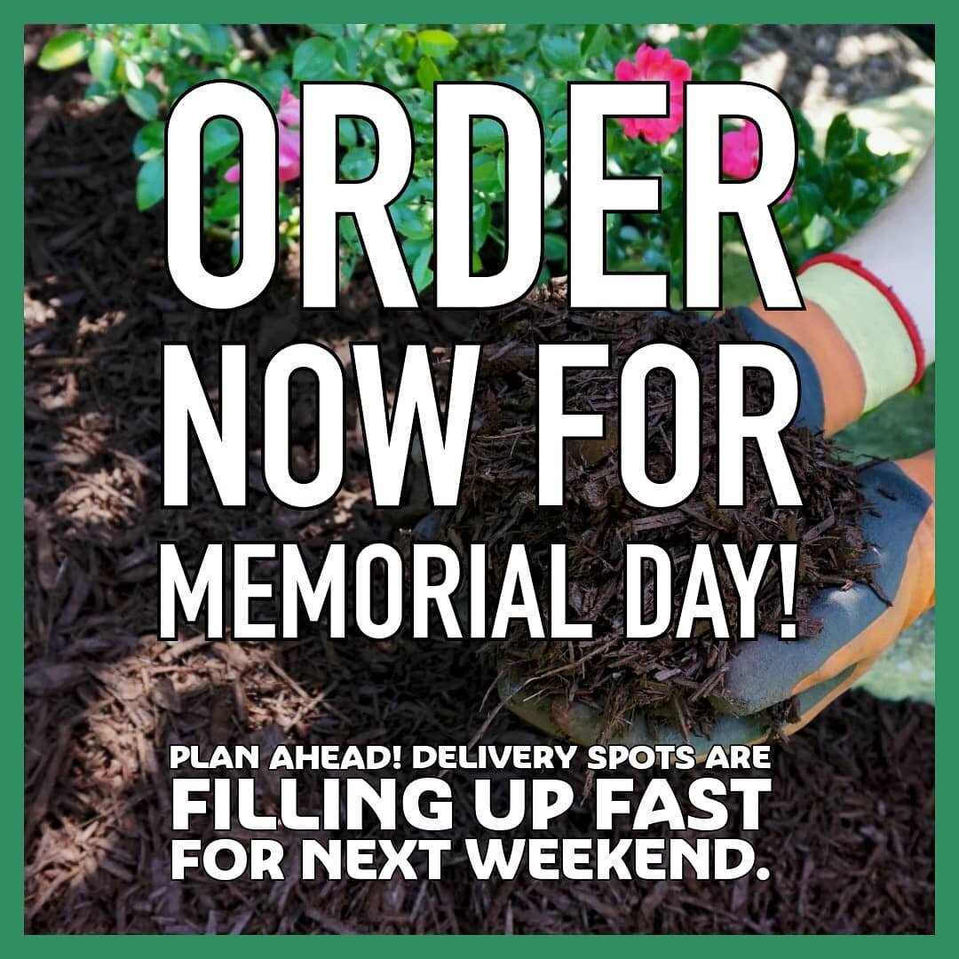 Can you believe it? Next weekend is already #memorialday! Let's get ready now so we can enjoy the #summer weather later - we are booking deliveries now for next week/weekend. Call now, 248-391-2490 or message us on our website. 

#landscapesupply #la