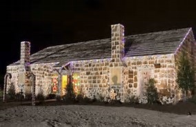 World's lagest Gingerbread House in Bryan, TX