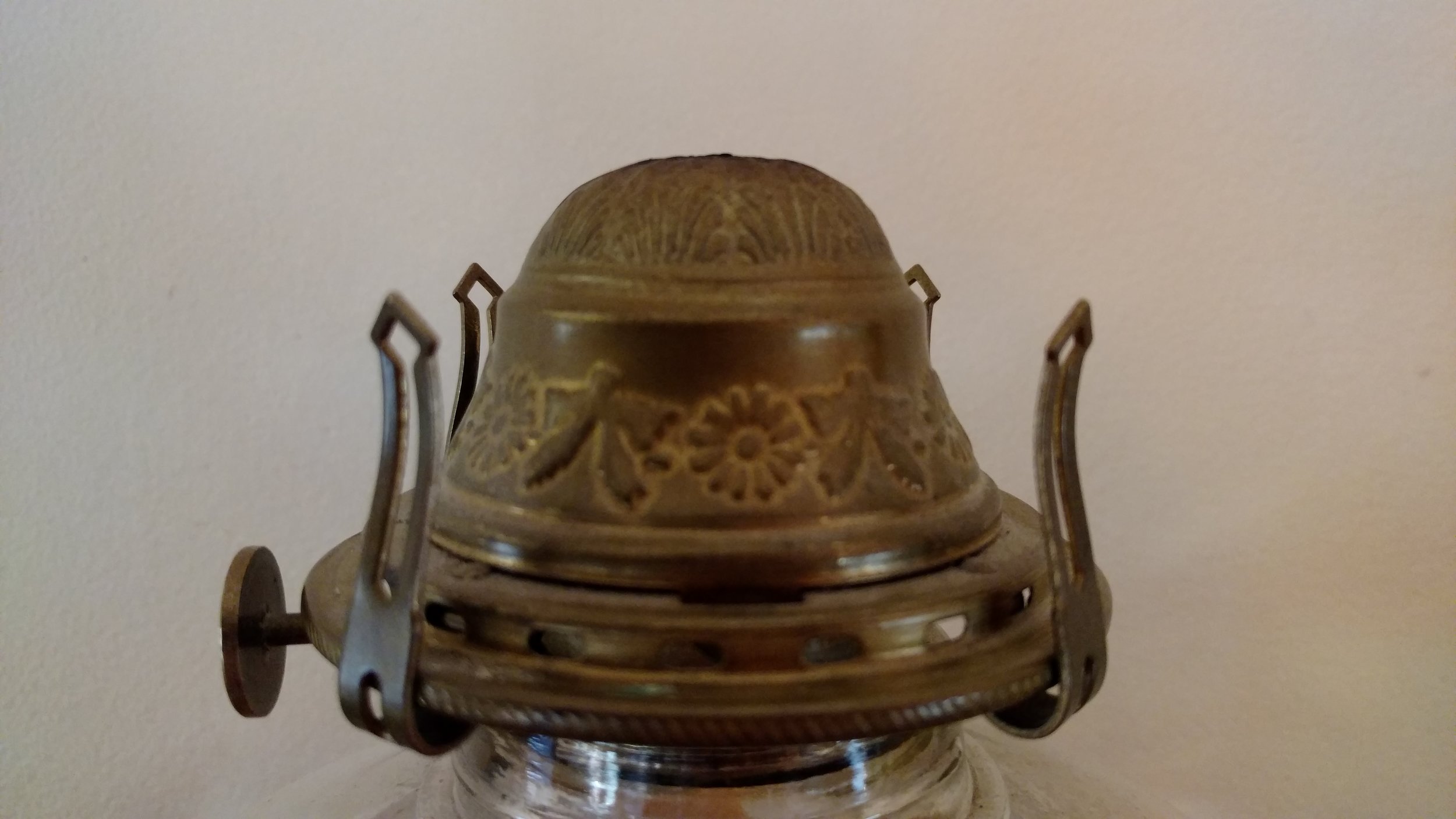 Replacement Burner - Isn't that pretty? I wonder if original burners were ever decorated like this?