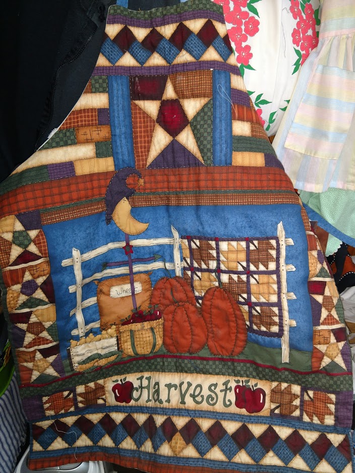 A Modern Apron Creation - quilted patchwork