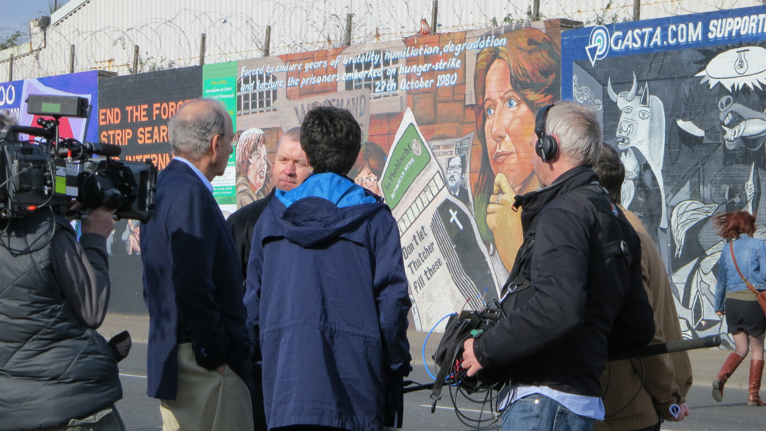 George Mitchell in Belfast March 2012 ©Deborah Meehan