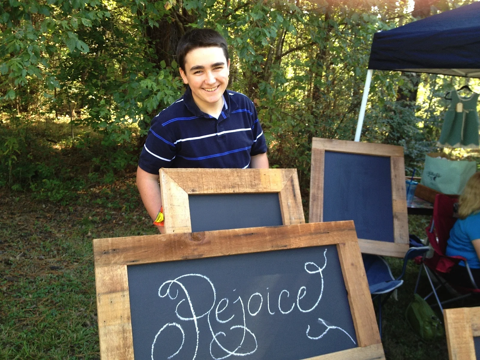 John Luke's Rustic Cedar Framed Blackboards