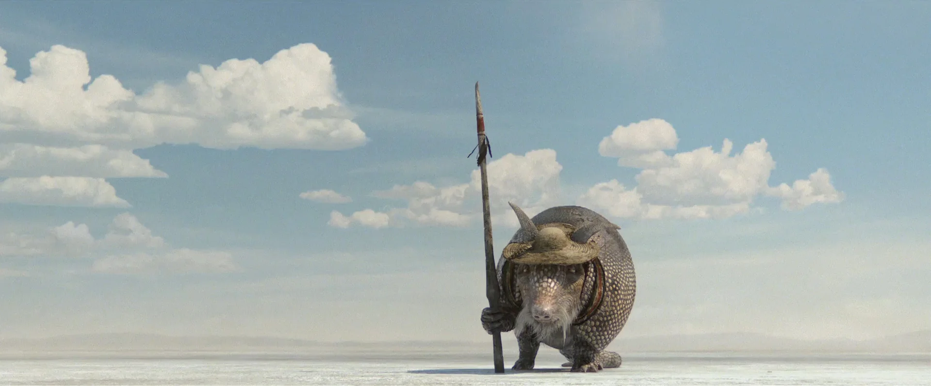 Rango (2011) Property of Nickelodeon and Paramount Pictures Responsible
for painting all maps for Roadkill including his walking stick, hat and neck scarf. Model by Jung Rock Hwang Lookdev by Gerald Gutschmidt
