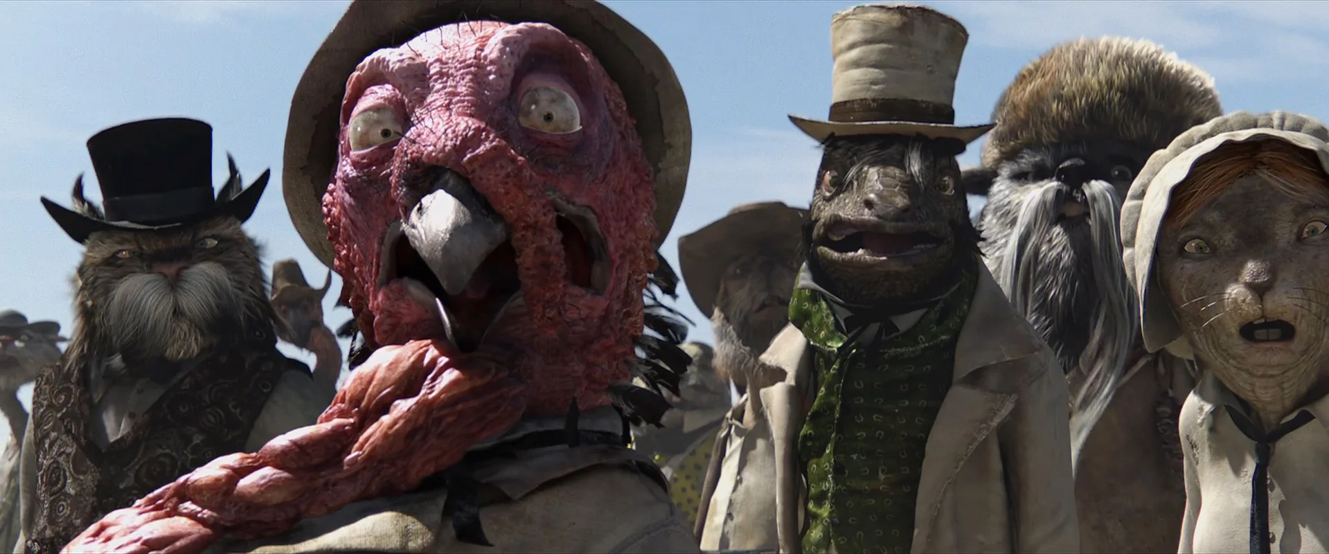 Rango (2011) Property of Nickelodeon and Paramount Pictures Responsible for painting all maps for Gordy the Turkey including his clothing and hat. Model and Zbrush by Patrick Gagne. Lookdev by Kevin Reuter.