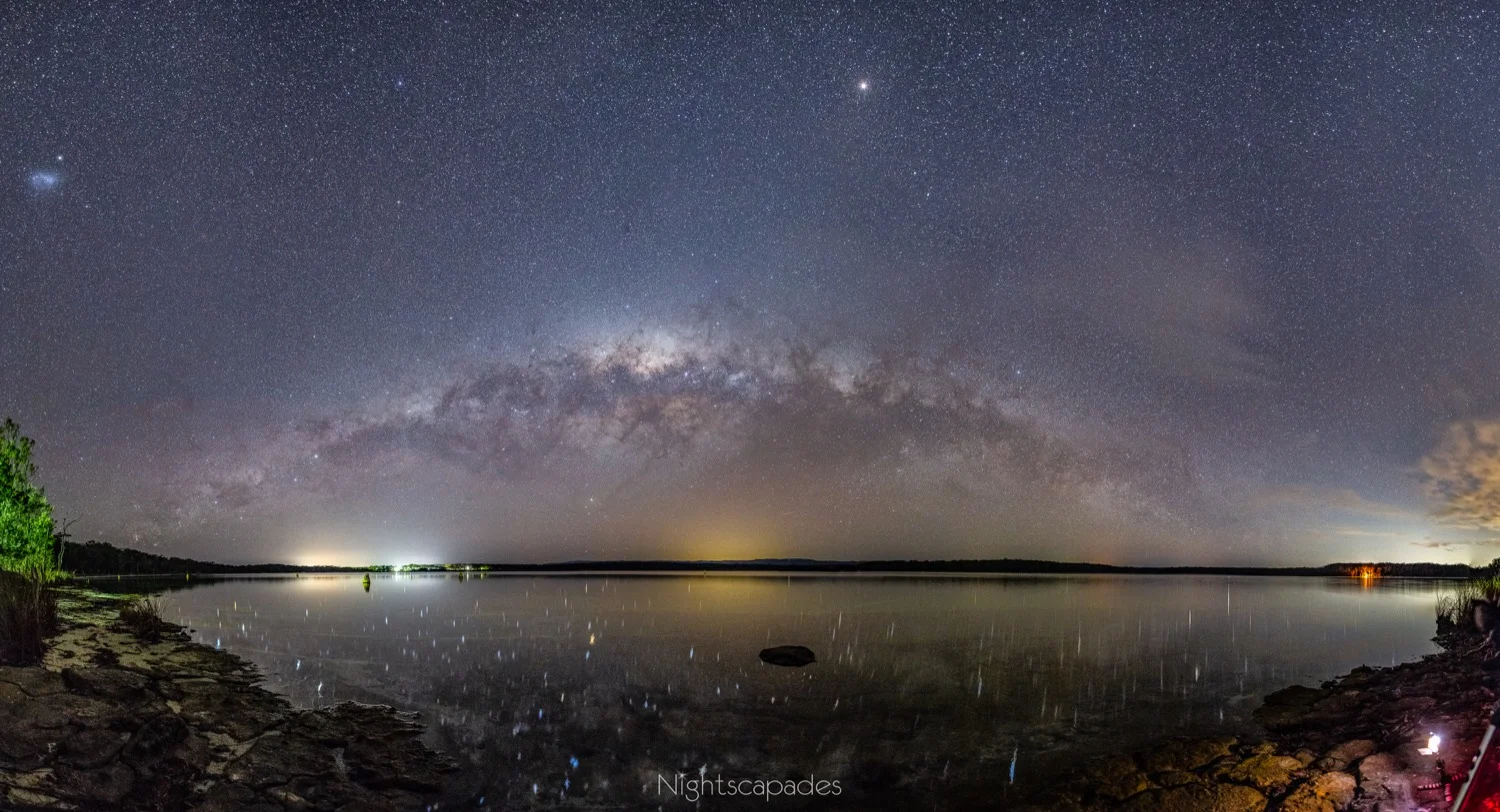 The sky over Swan Lake