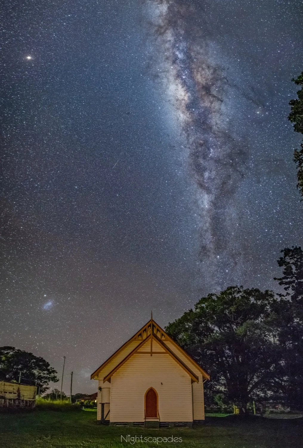 The heavens at halfway