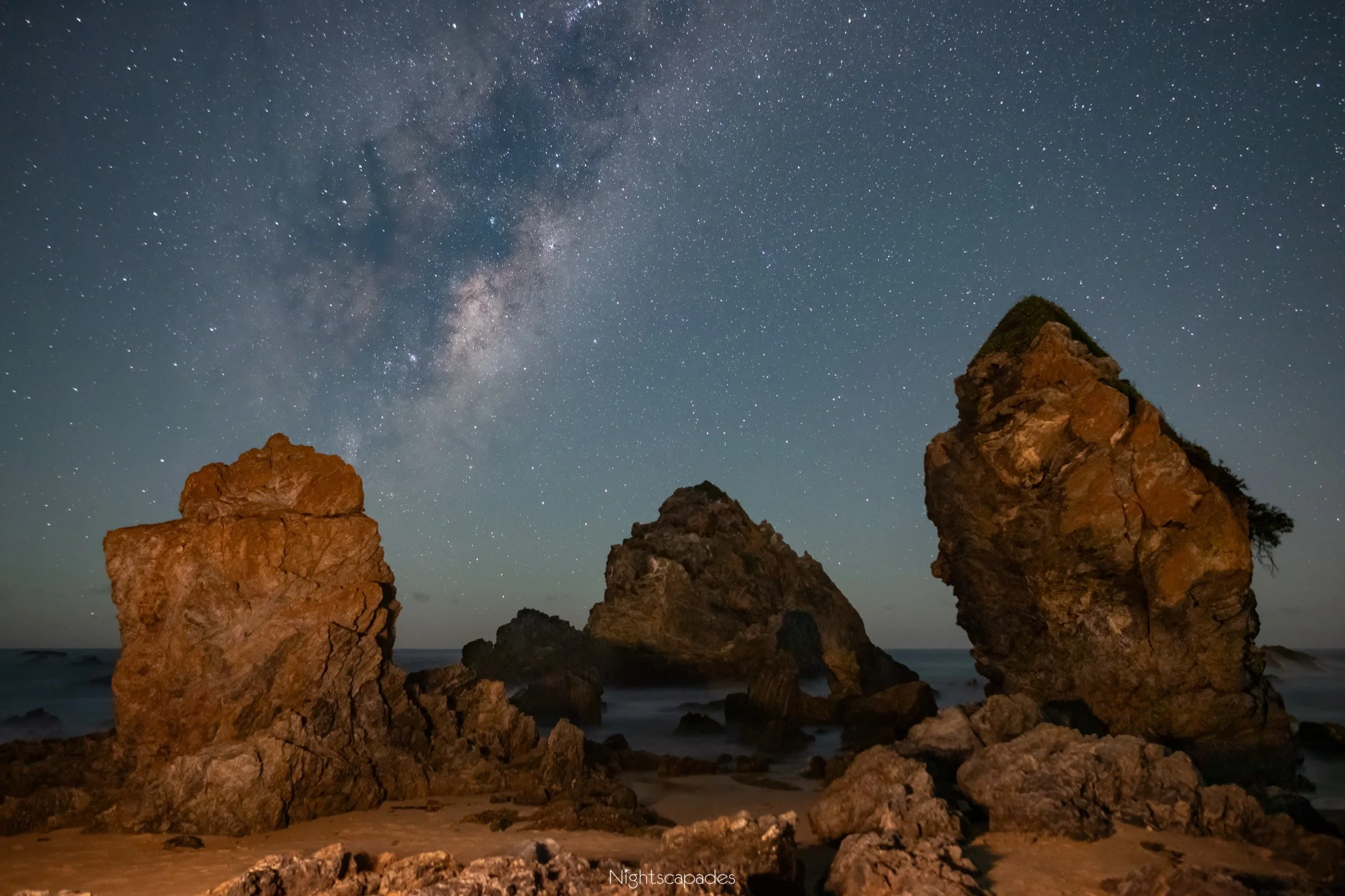 Gorilla Rock and the Milky Way