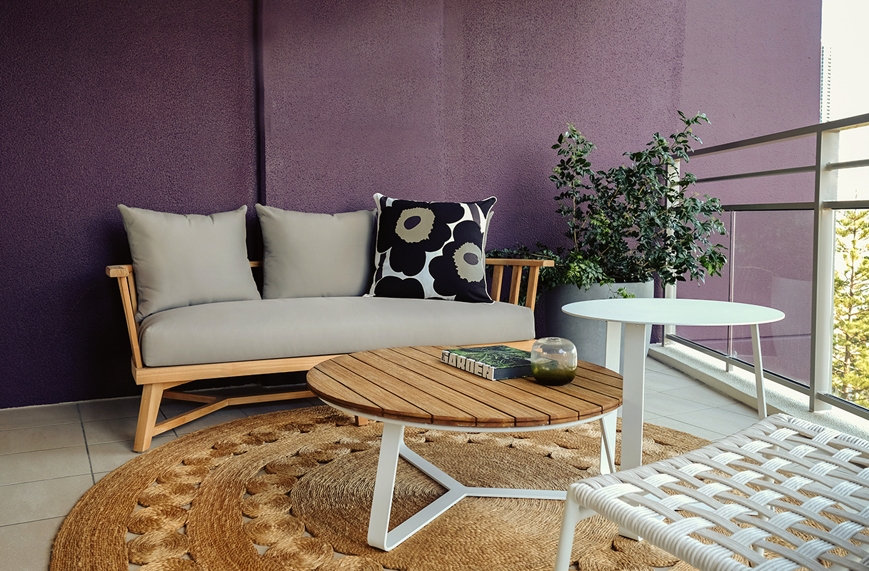 modern outdoor living spaces and balconies featuring contemporary furniture, greenery, and stylish urban and suburban settings.