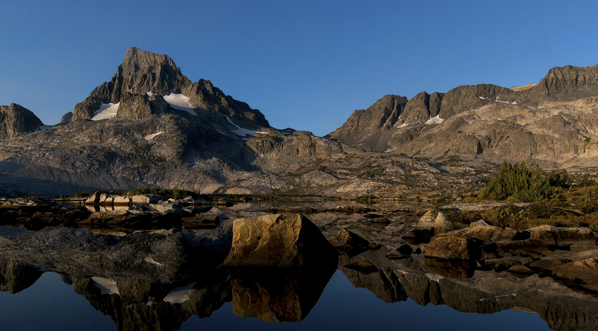 Banner Morning- Mt. Banner reflected in Thousand Island Lake