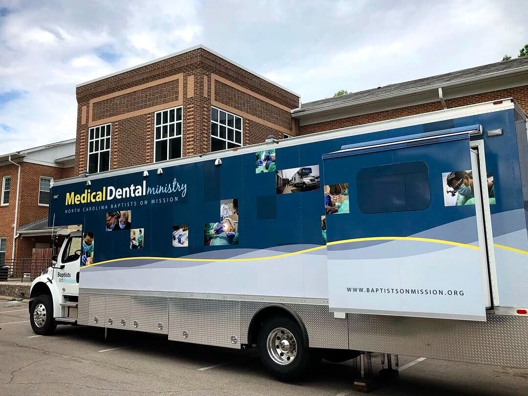 Alliance is thankful that Trinity Baptist Church sends N.C. Baptist Men’s Dental Bus annually.