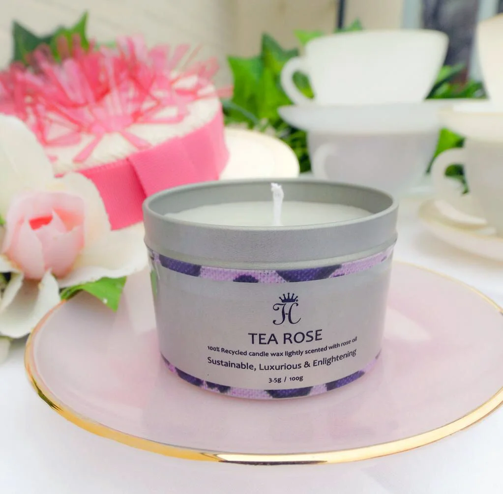 Hatastic! Tea Rose Candle Labels