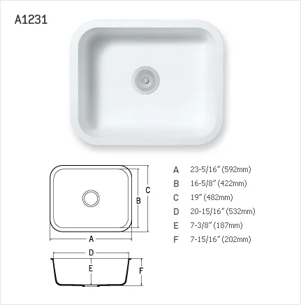 STARON SINGLE SINK : A1231