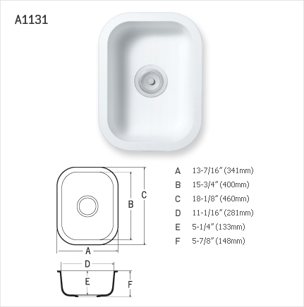 STARON SINGLE SINK : A1131