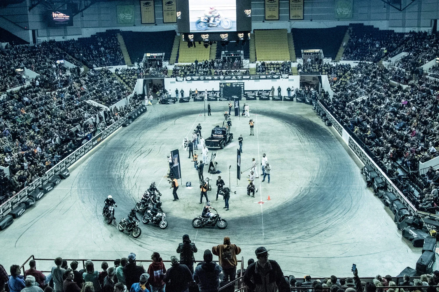Indoor Flat Track Racing Mama Tried Motorcycle Show