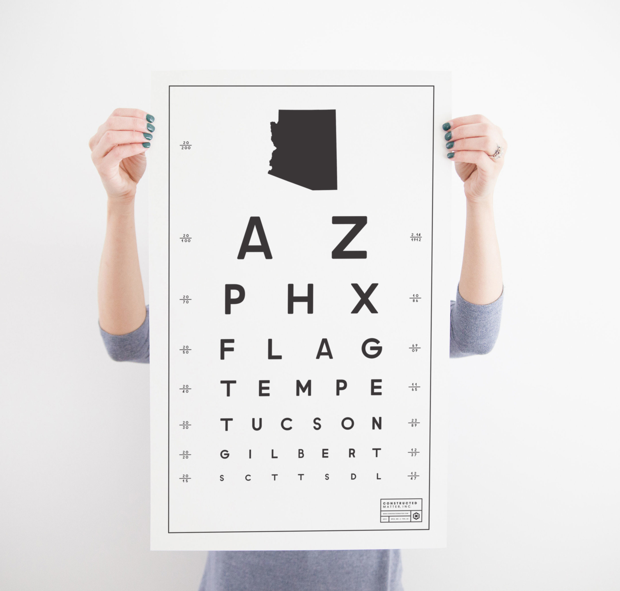 AZ Eyechart, Arizona, Eyechart