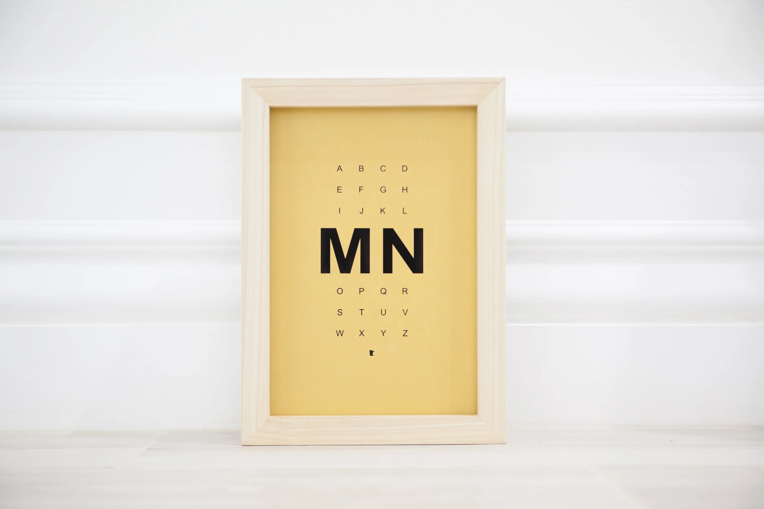 MN, art, print, alphabet, minnesota