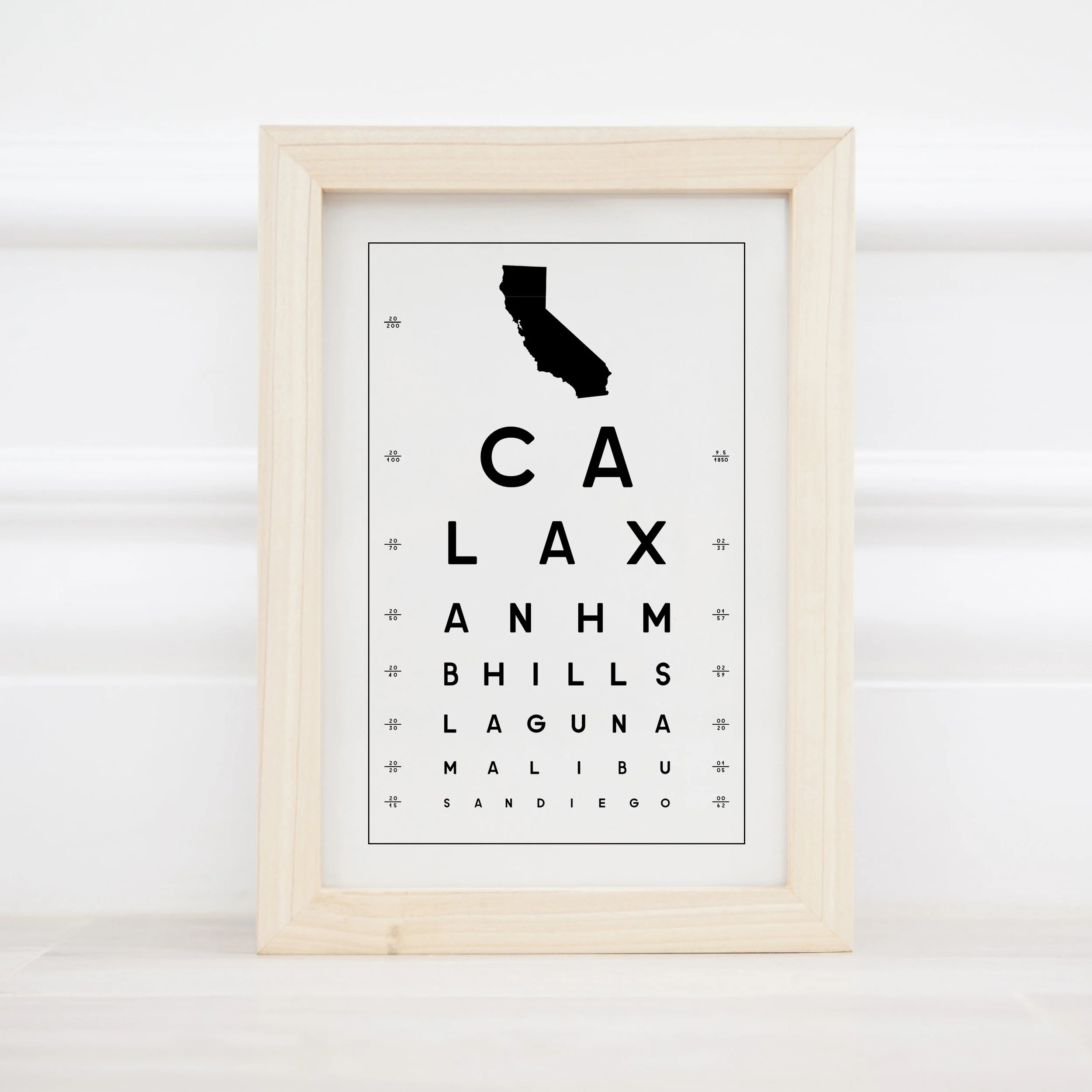 State, art, eye, chart, eyechart, ca, california