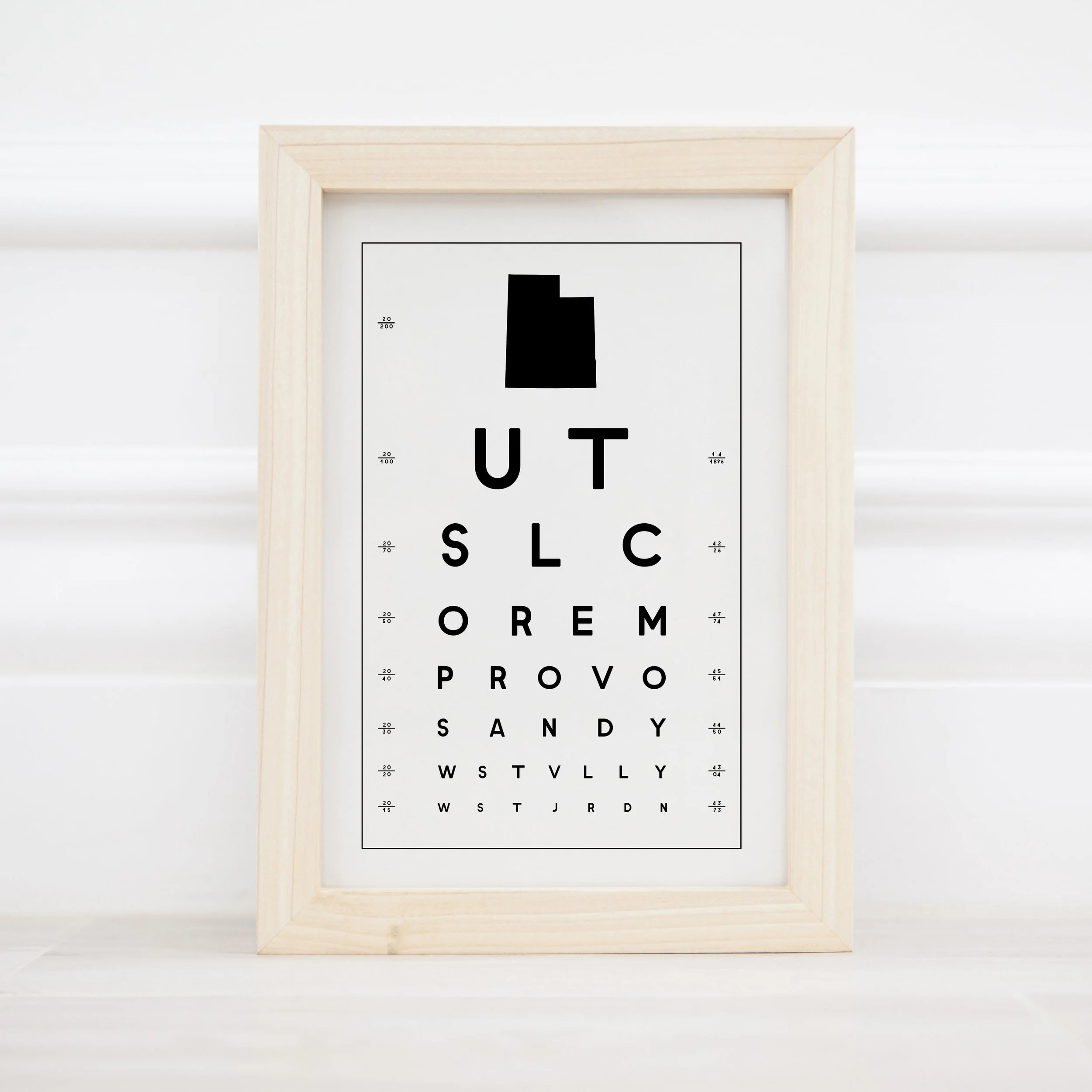 State, art, eye, chart, eyechart, ut, utah
