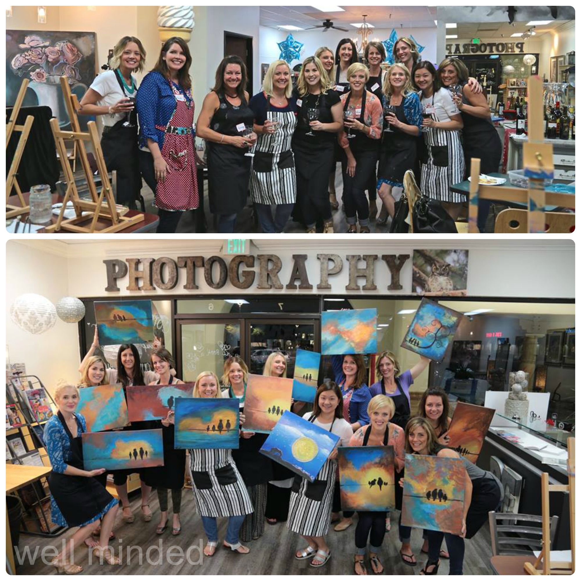 Our MOMS Club&nbsp;had an awesome time at Be...An Artist.&nbsp;photos courtesy of Sandra Marshall, Be...An Artist.