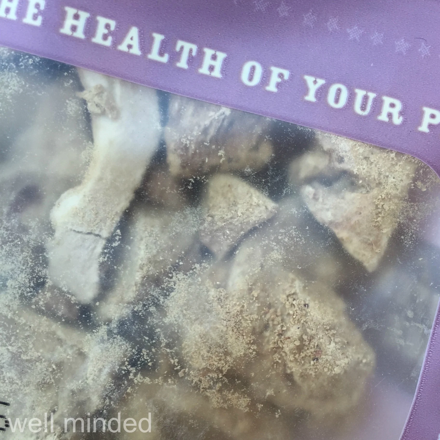 A handy peek-through window reveals the actual treats. I love that!