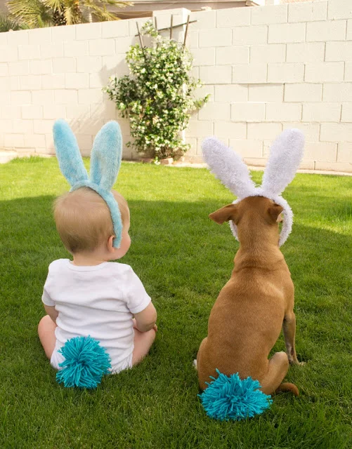 Happy Easter from some cute buns. 