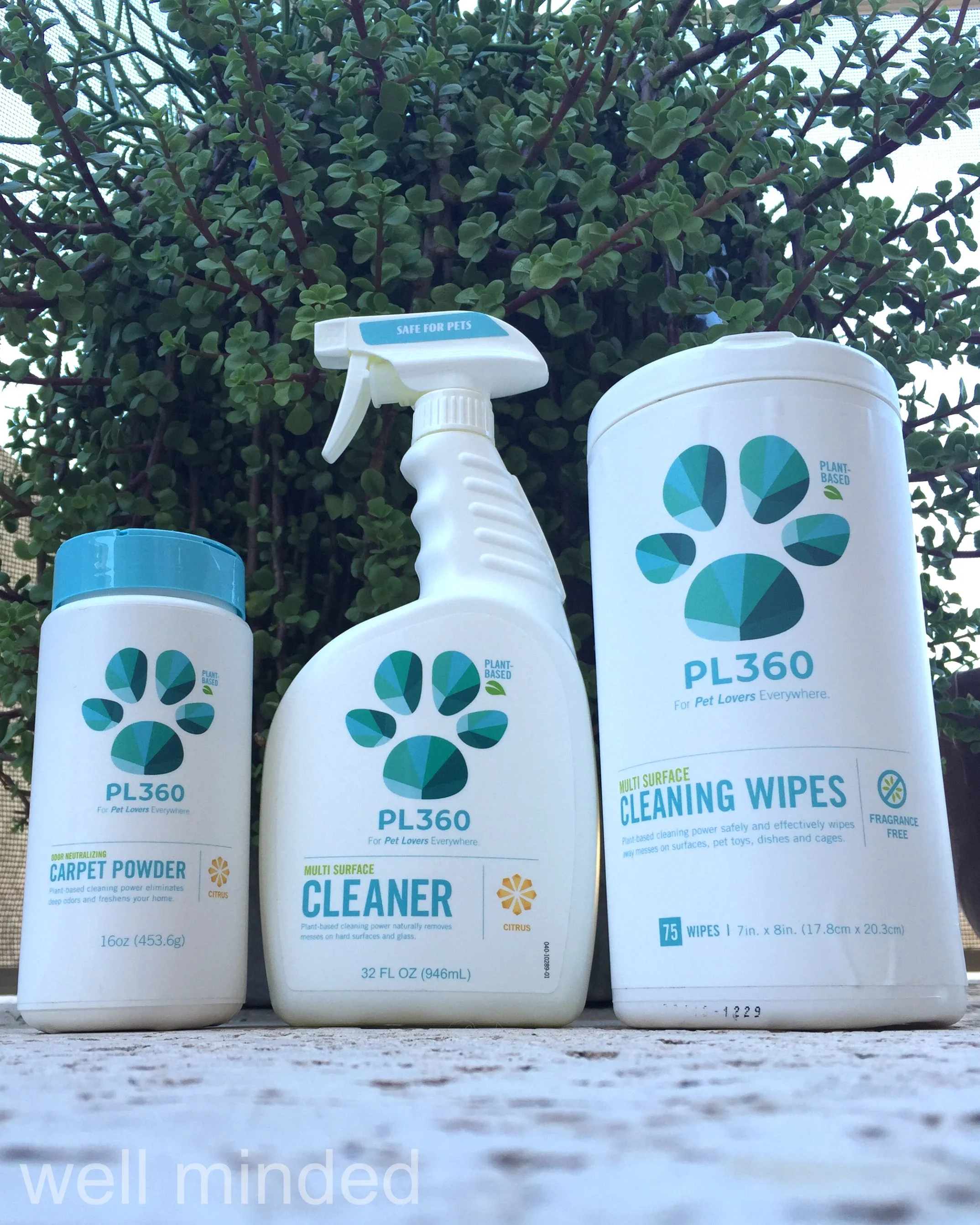 We tried some of PL360's natural household products.