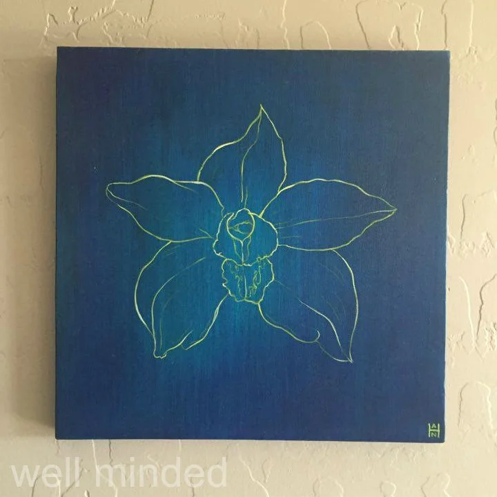Blue Orchid 2 by Stephanie Han