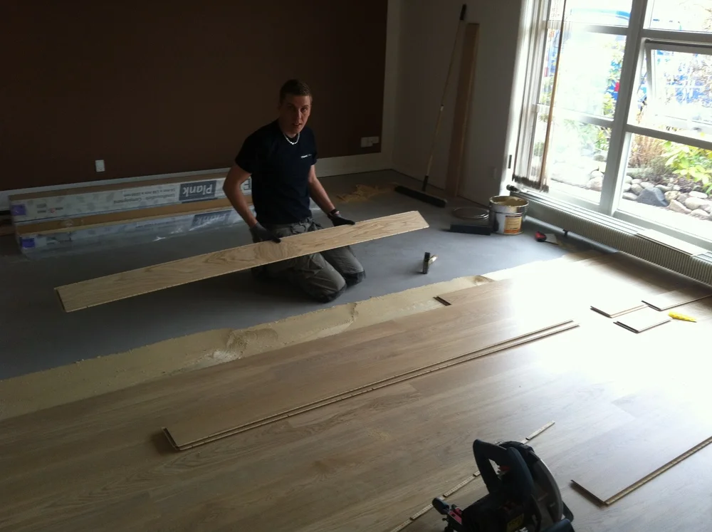 Eg lamelplank fuldlimet