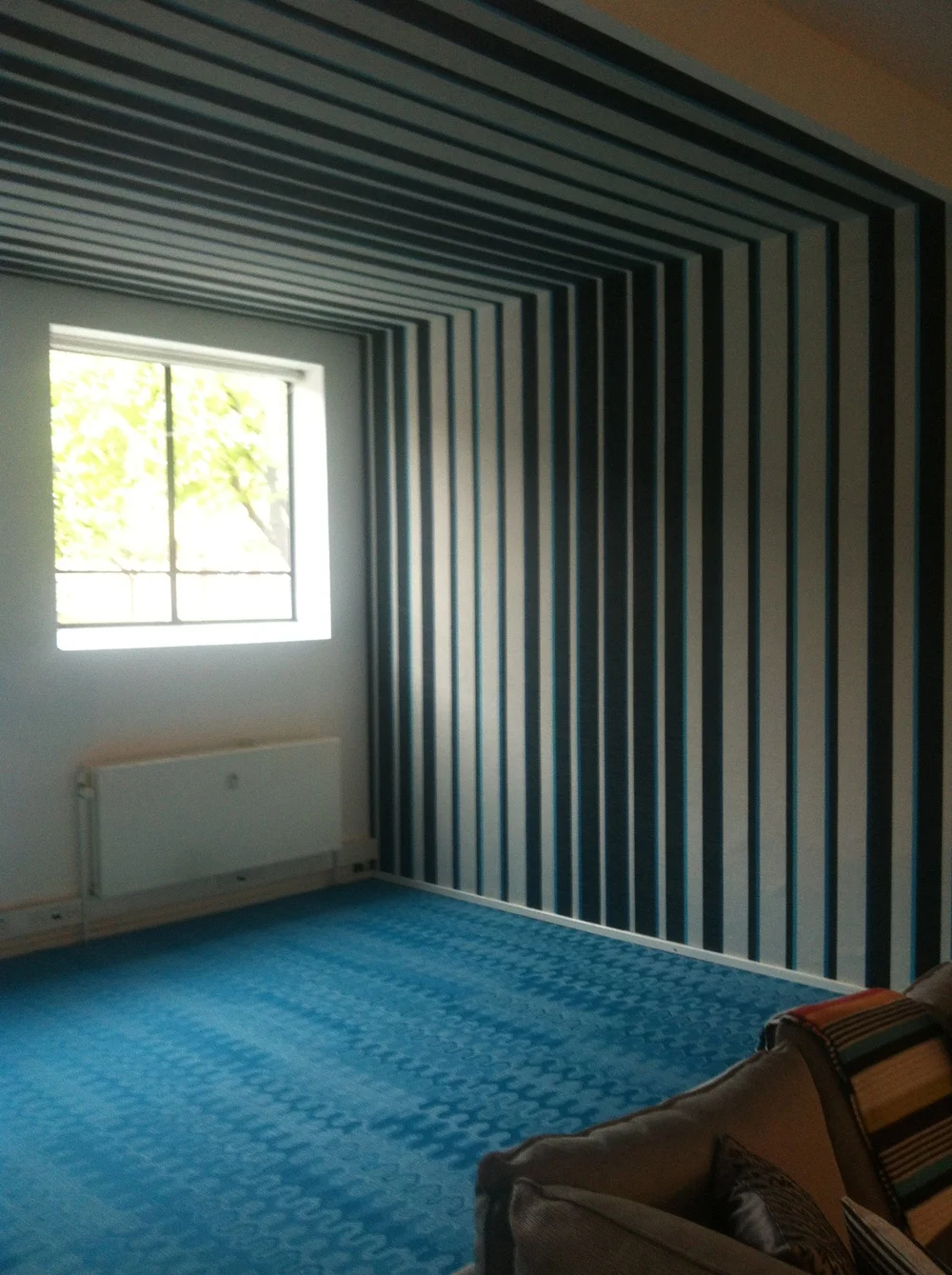 Vævet vinyl loft, væg og gulv