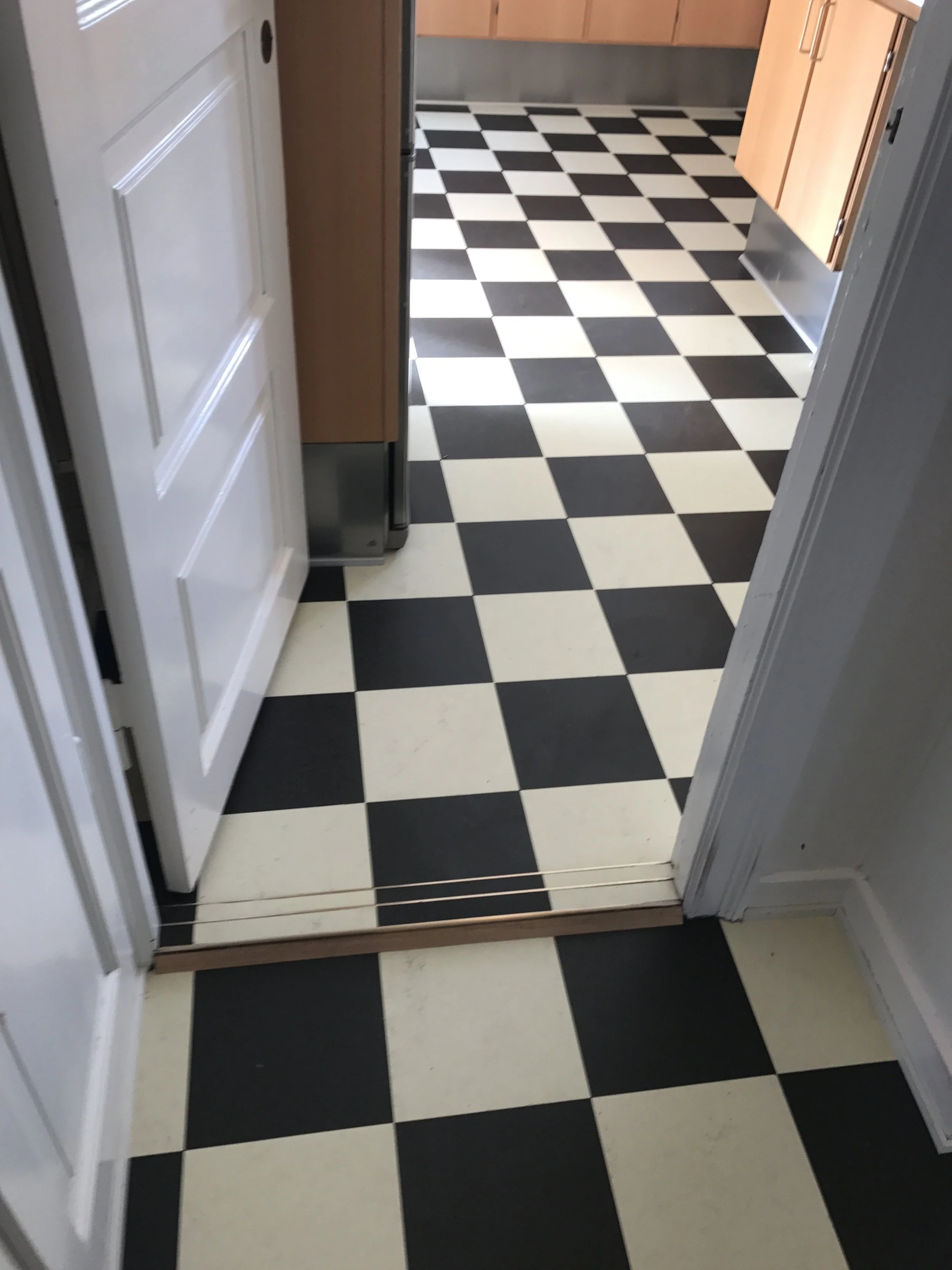 Linoleum i fliser