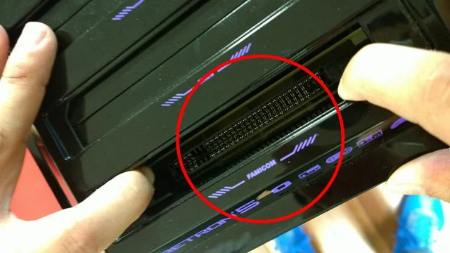 Picture of the faulty pins