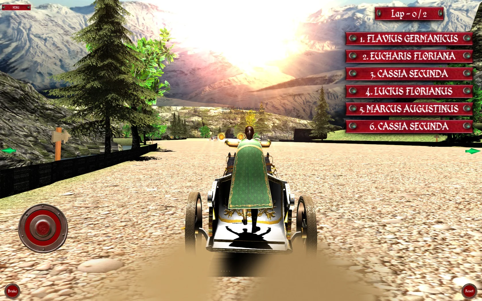 Yes, that is me racing against myself. You'd think they wouldn't do that.