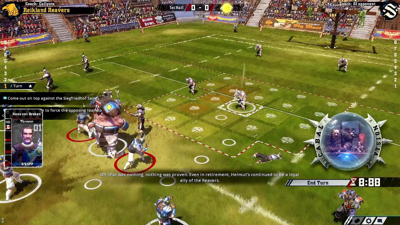 Jogo Ps4 Blood Bowl 2 Warhammer Futebol American Game Físico