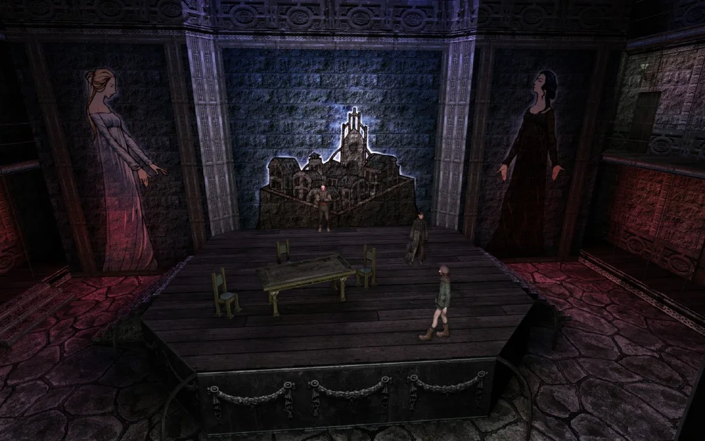 This little playlet is your character selection screen