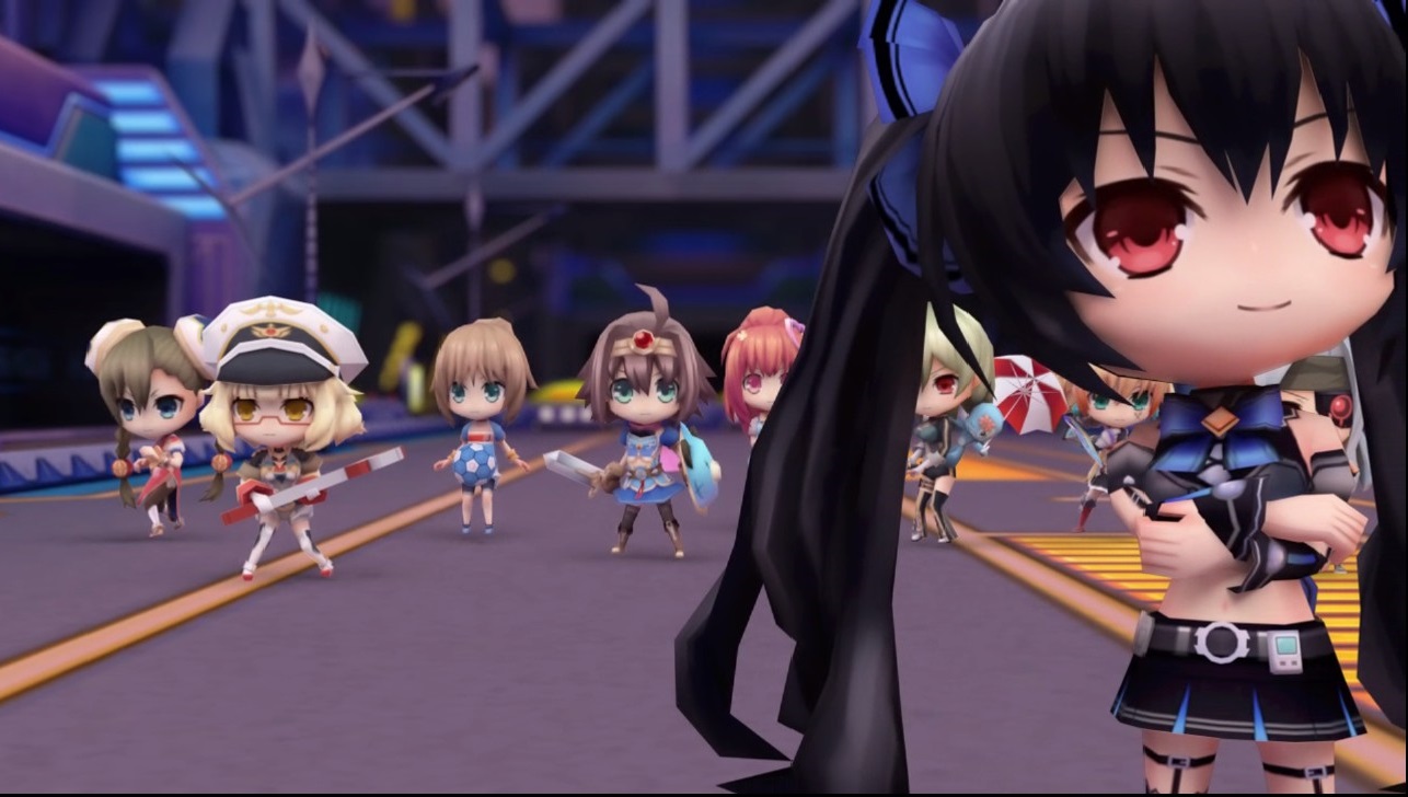And they're also super-deformed! Thus removing all the appeal of the Console Waifu franchise!