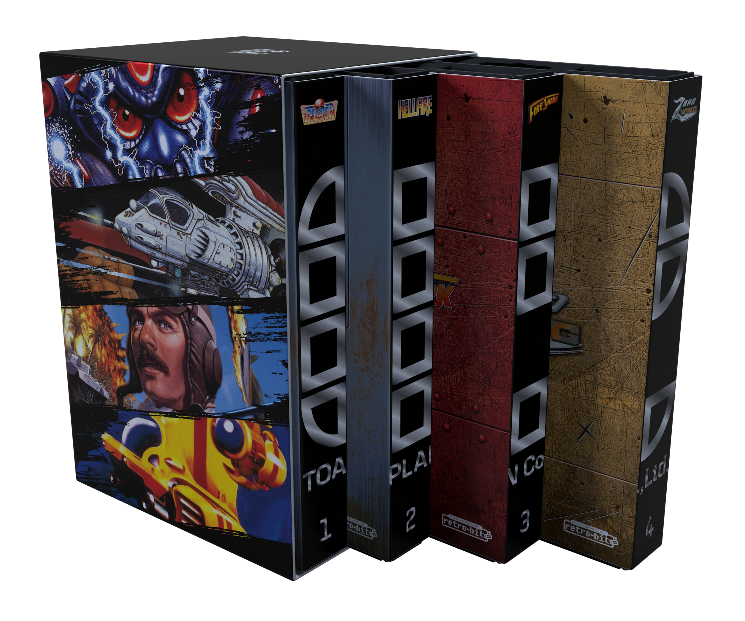 Toaplan Shooters master slipcase with cases 2.png