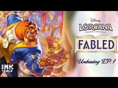 Our First Disney Lorcana Fabled Unboxing | The Ink Table Podcast