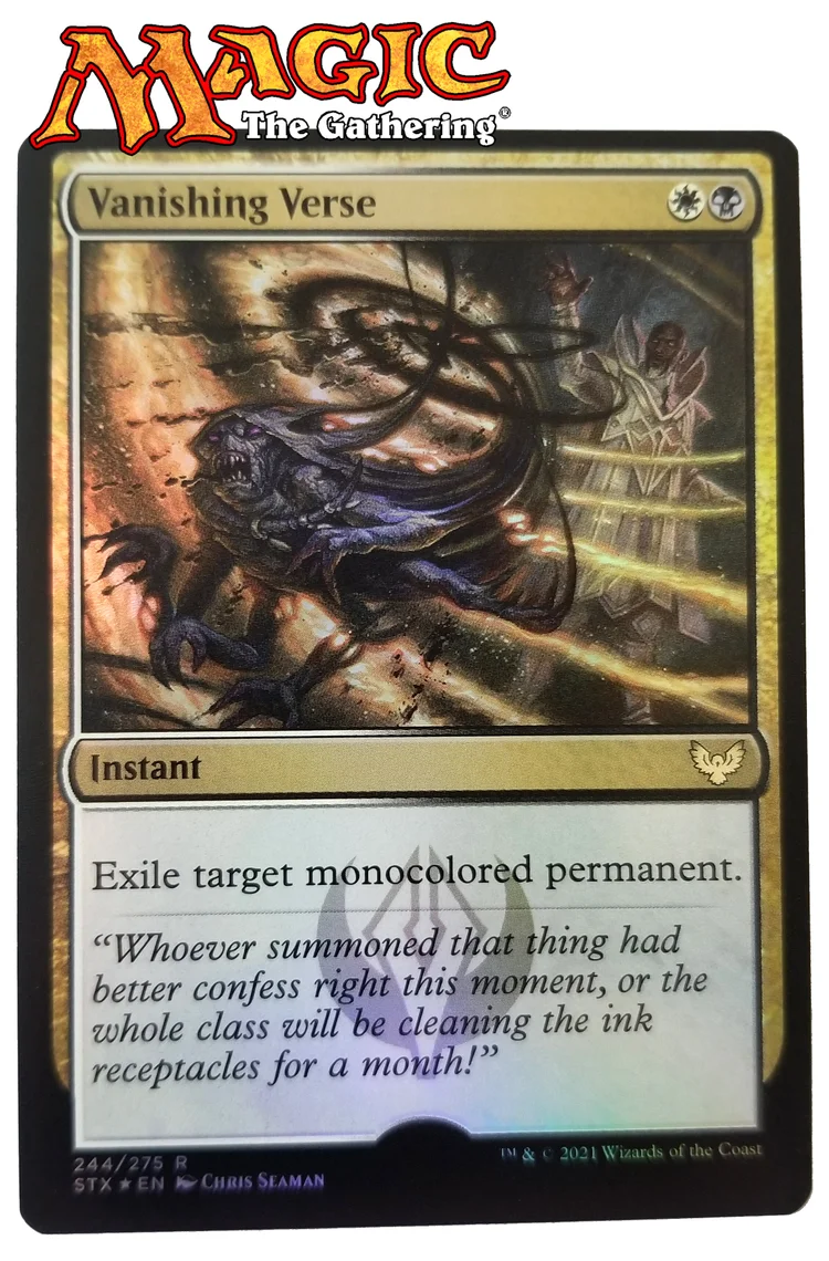 mtg vanishing cards Random Card Talkin' Mint / near mint condition trading card Vanishing Verse