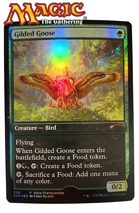 mtg goose cards Gilded Goose- FOIL — Chris Seaman Illustration Studio