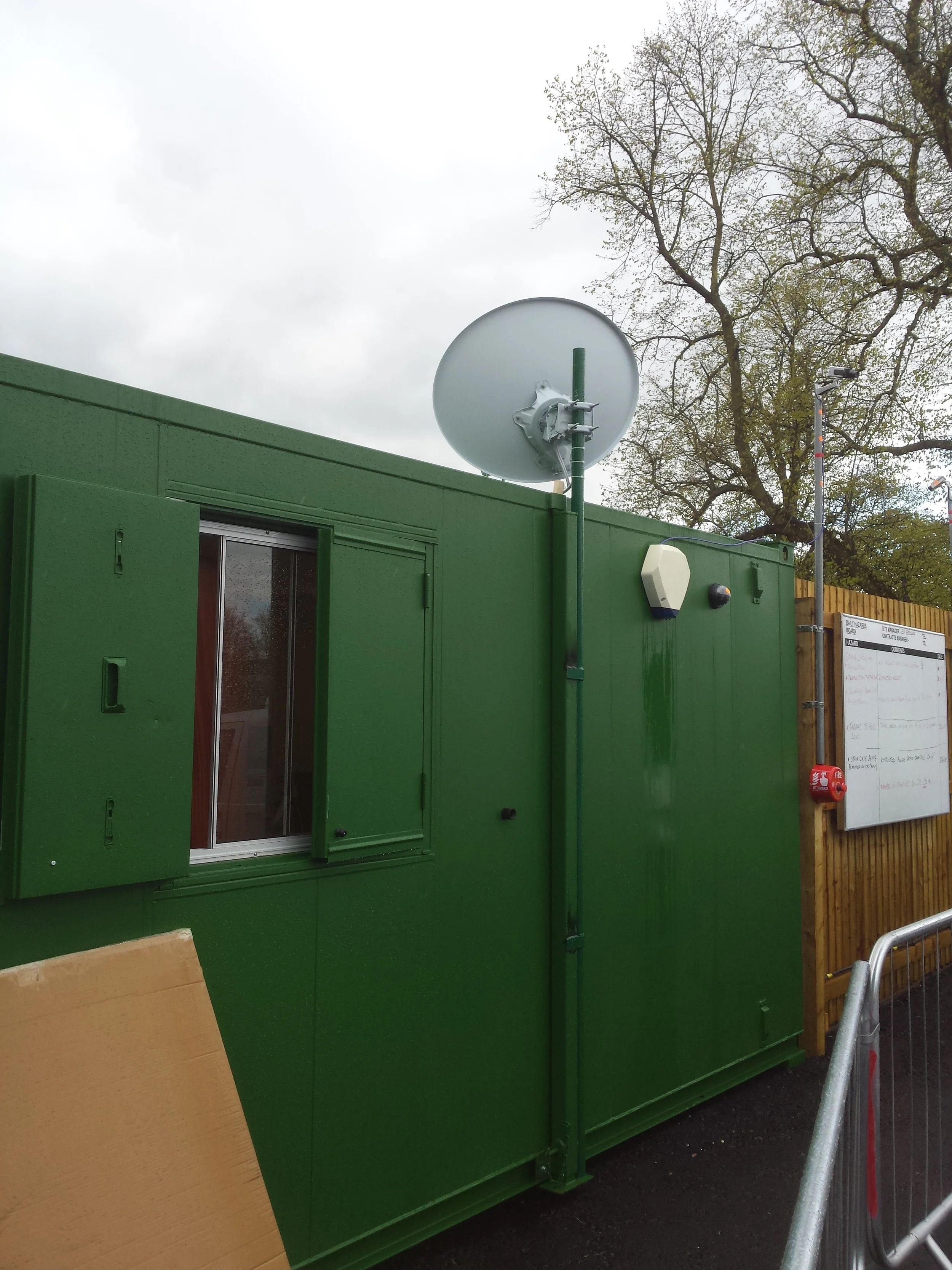 Satellite Broadband Installation at Former Stafford Hospital for Shropshire Homes Limited