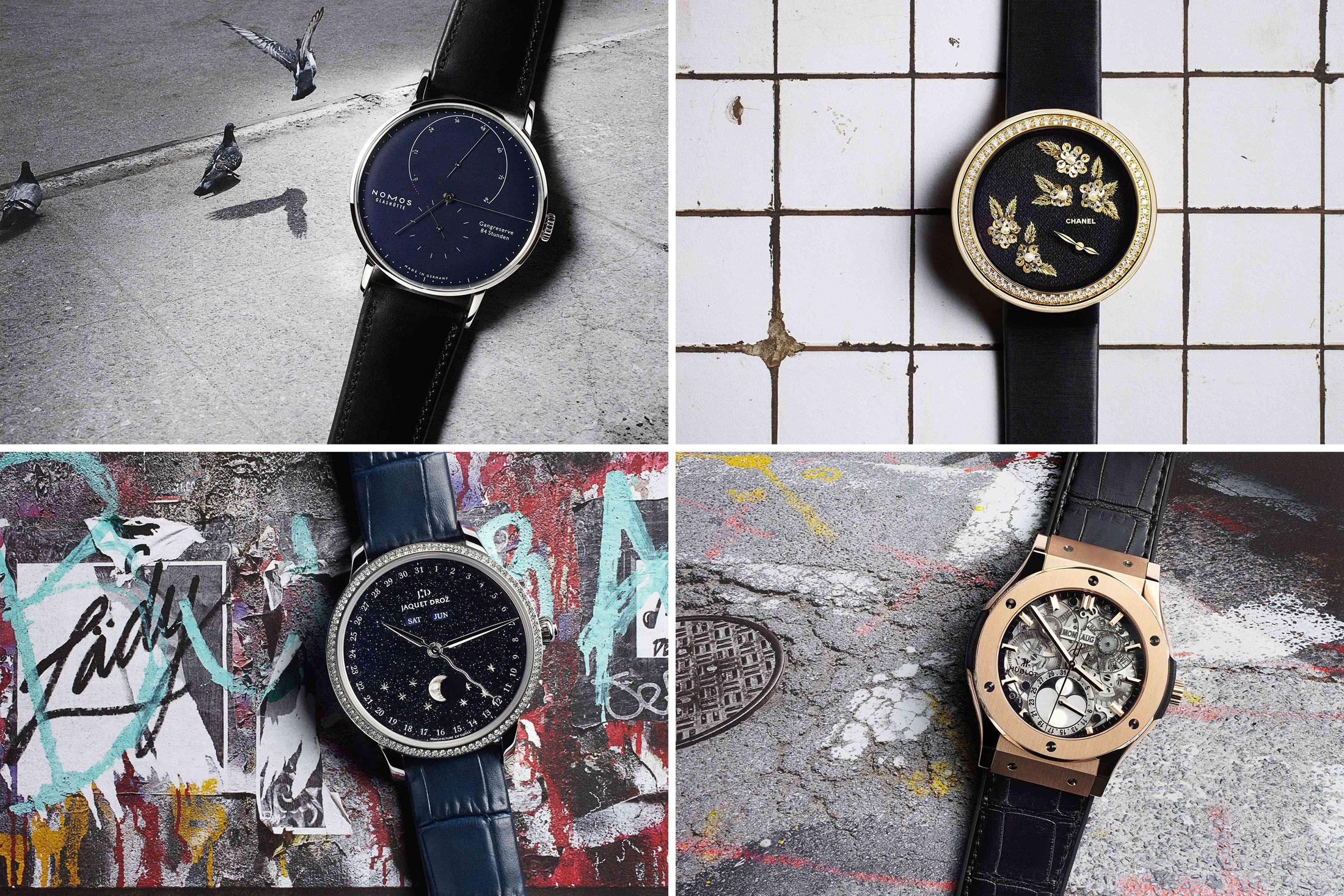  Grit and Glitter: 10 Ultra-Lux Watches That Are New York Tough   Commissioned Photographer / Produced /&nbsp;Photo Edited    BLOOMBERG.COM  | 2015&nbsp; 