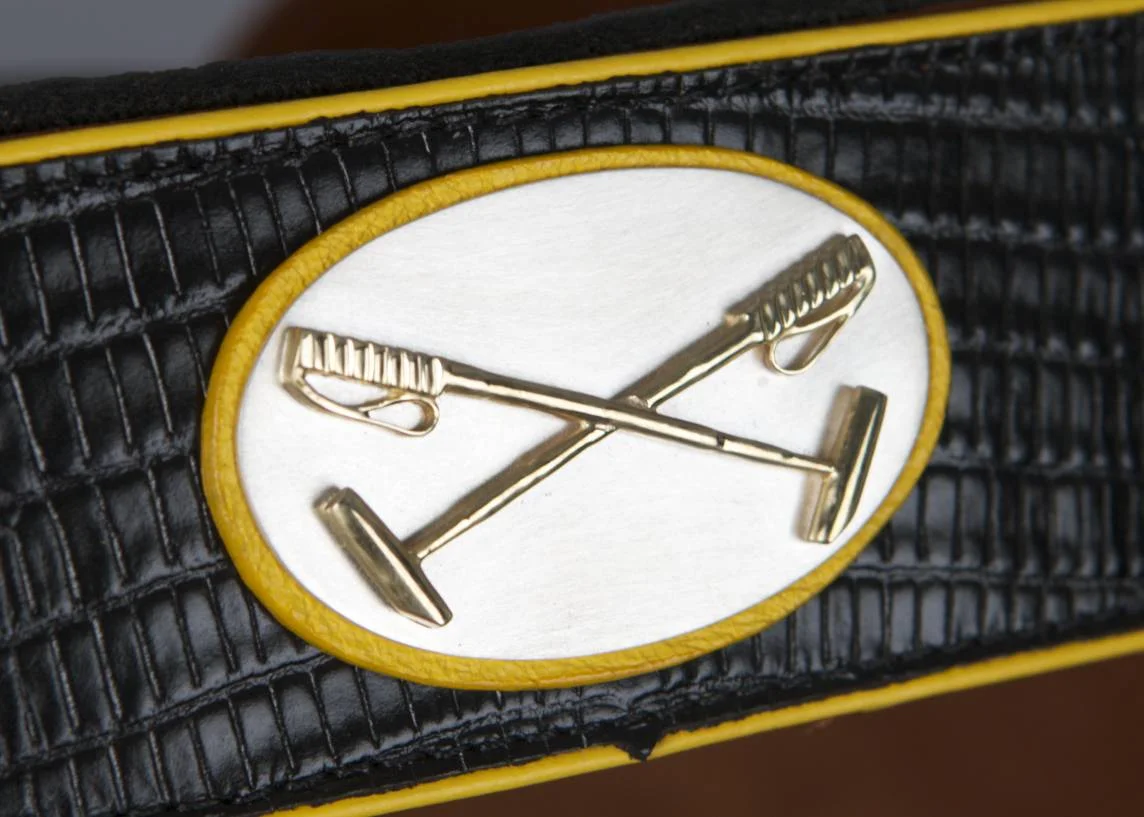 Chap Back with Crossed Polo Mallets