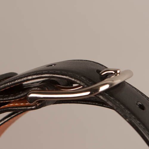 Box Calf & Alligator .Black, Nickel — Pinnell Custom Leather