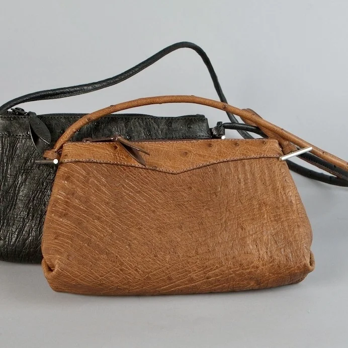 Barbara Pouch in Ostrich