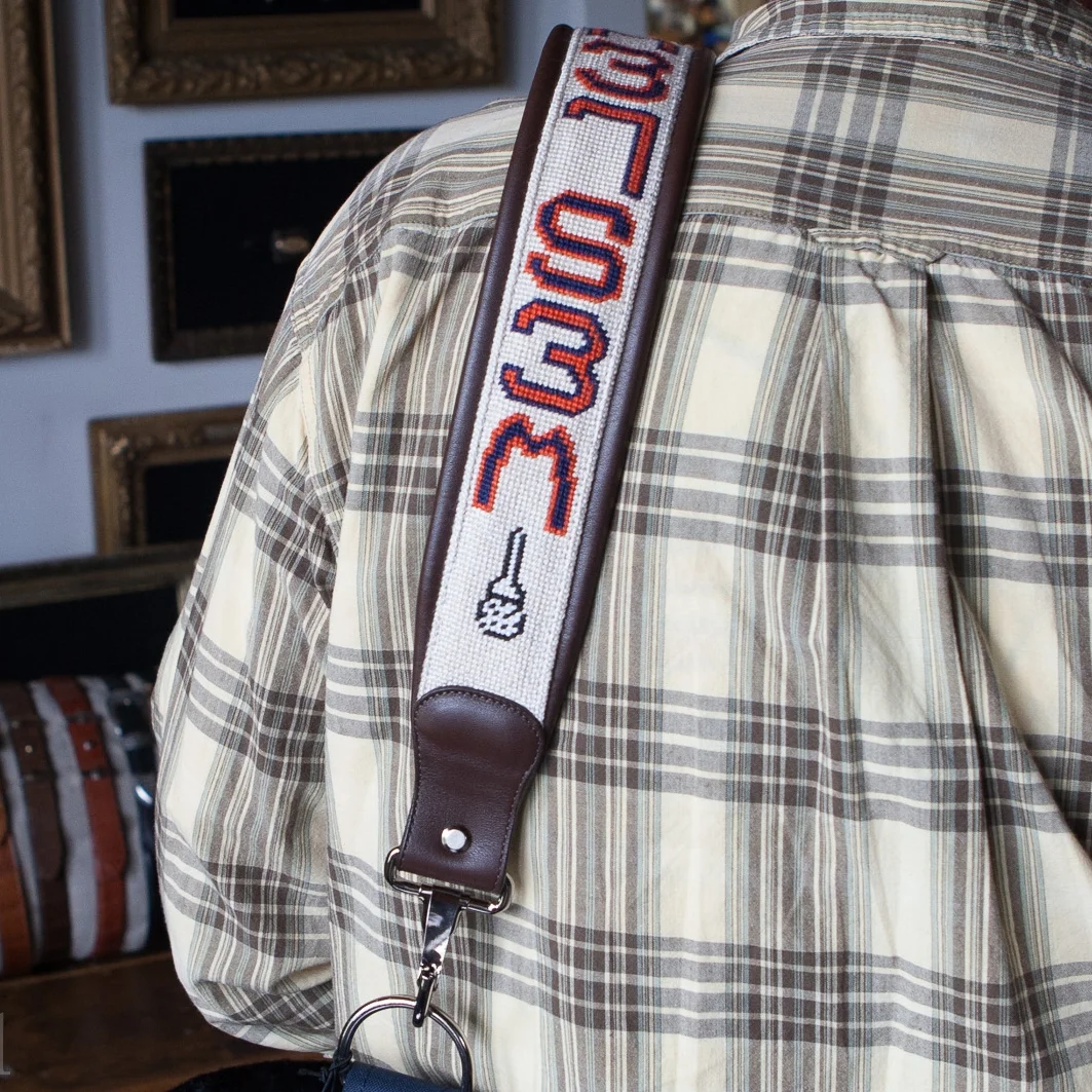 Needlepoint Golf Bag Strap