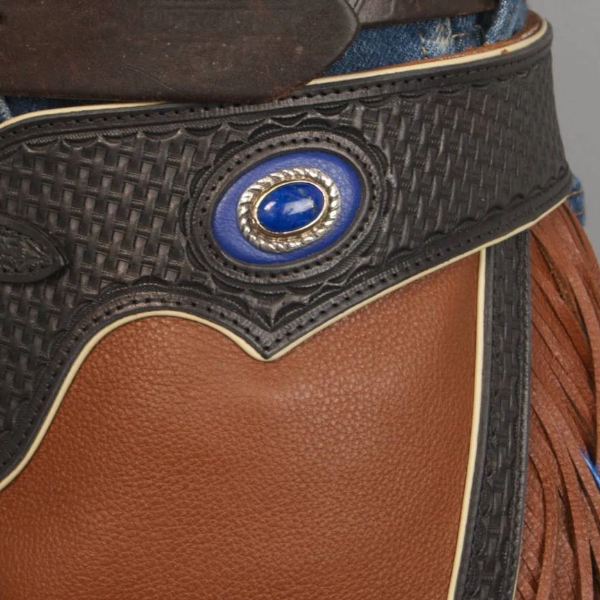 Chap with Inlay Lapis concho