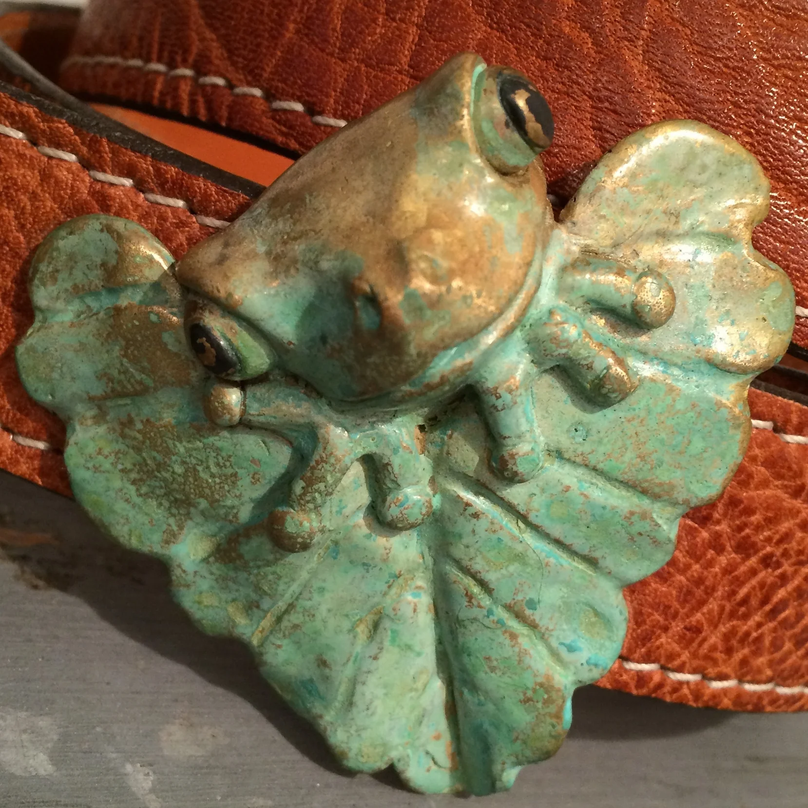 Frog in the Pond Buckle