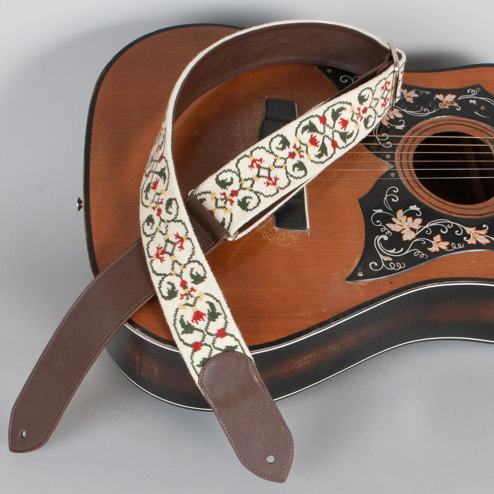 Needlepoint Guitar Strap